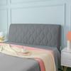 All-inclusive Super Soft Smooth Quilted Head Cover Thicken Velvet Headboard Cover Solid Color Bed Back Dust Protector Cover