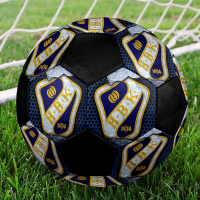 SIZE 5 Halmstads BK Soccer Ball Colorful All Ages Machine Stitched PVC Competition Ready Durable High-Bounce