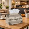 1pc of Vintage-Style Tissue Box Featuring 'Live Laugh Love', Made from Durable Polyester, Perfect for Use In The Kitchen, Living Room, Bedroom, Or Bat