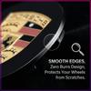 4 ks 65MM Auto Znak Emblem Krytky Středů Kol Poklice Ráfku Kryt Středu Kola Pro Porsche Cayenne Panamera Macan Boxster 911 928 944 918 917