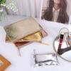 Cosmetic Bag Bright PU Coin Purse Solid Color Small Item Bag Simple Zipper Coin Purse  Women