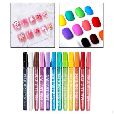 Collection de stylos pour Nail Art 3D pour Projets DIY et Fournitures Scolaires