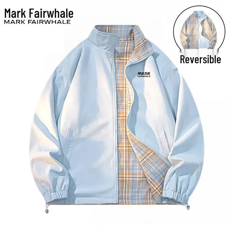Mark Fairwhale Men's Reversible Stand-Up Collar Casual Jacket
