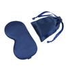 Silk eye mask simulation silk bag two-piece set printing embroidered silk eye mask
