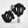 Mountain Bike Pedals with Cleats Self-Locking Pedals Clipless SPD System DU+Bearings Pedals with Locking Plate