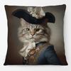 Victorian Princess Cat Labrador Dog Lord Greyhound Pet Portrait Print Cushion Cover Pillow Case