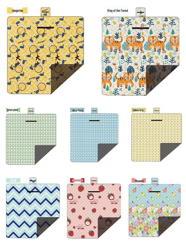 Wasserdichte Outdoor-Picknick- und Rasenmatte – Ultraschallverdickt