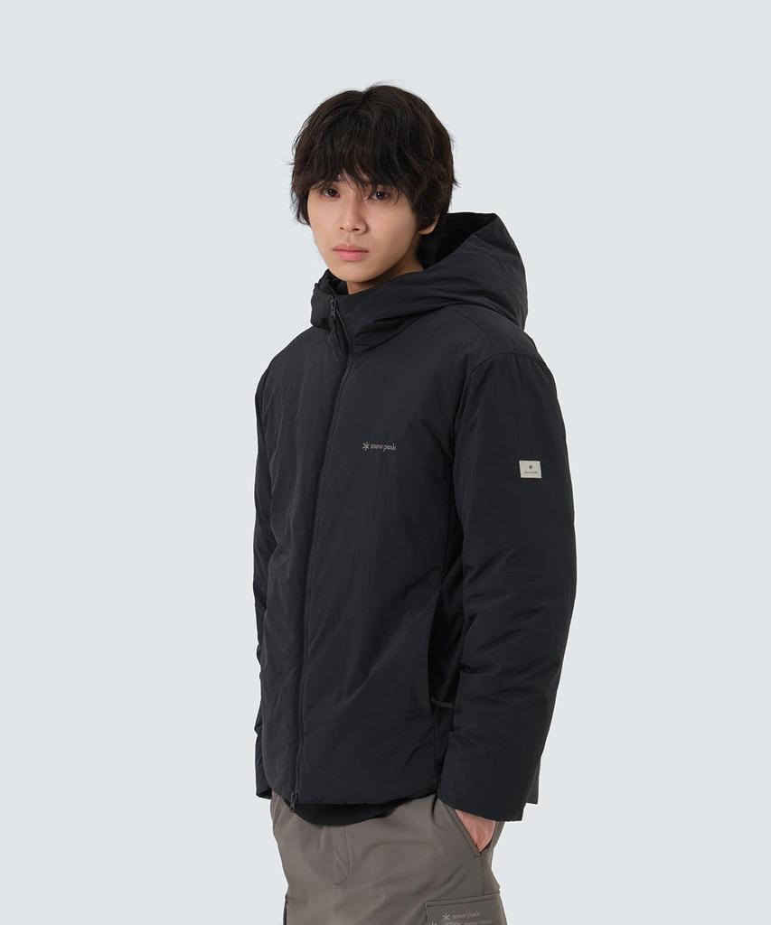 Snow Peak Land Hood LW Down Jacket Outerwear Down and Size M GS-S25WMGDJ50, Jacket, Filling, Men's Women's, Black,