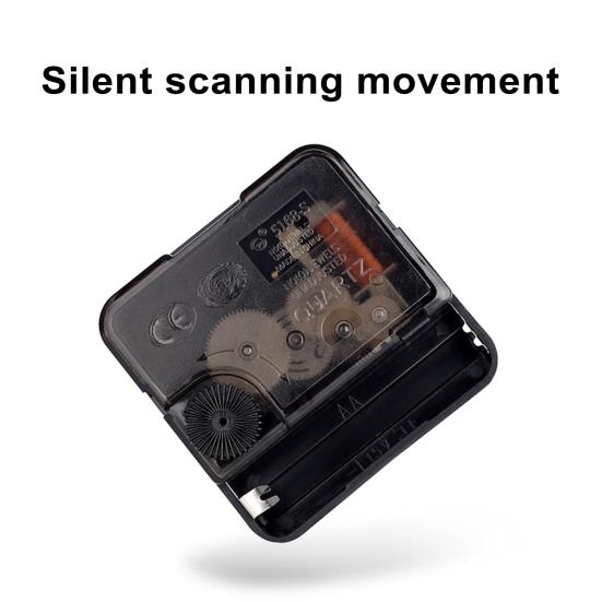 12 İnç Duvar Saati Yüksek Hassasiyetli Pille Çalışan Kolay Okunabilen Sessiz Geçmeyen Kuvars Saat Duvar Sanatı Dekorasyon