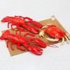 Useful Artificial Lobster Crabs Mini Food Model for Hotel Decorations