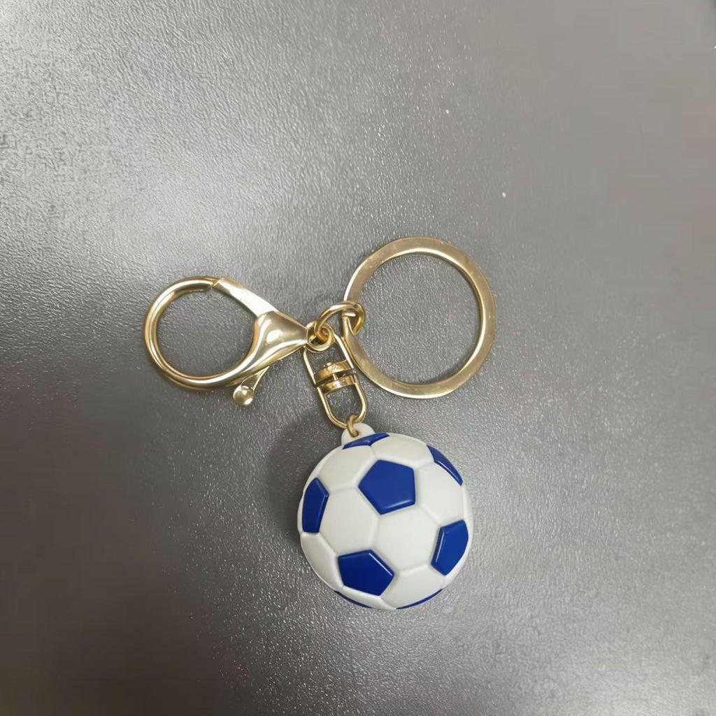 3D Football Keychain: World Cup League Commemorative Pendant for Couples, Backpacks, and Gifts