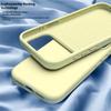 For iPhone 17 Pro Case PC+Liquid Silicone Anti-Scratch Lining Phone Cover