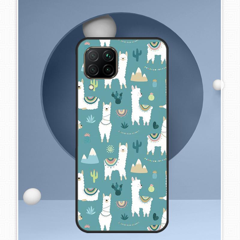 Lama Llama Alpacas For Huawei Nova Y72 Y90 Y61 Y91 Y60 Y70 12s 12i 11i 8i 9 10 SE P20 P40 Lite P60 P30 Pro Case