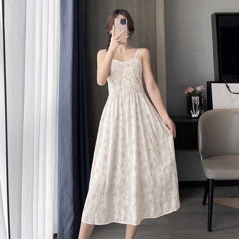 Floral Camisole Dress & Sun Protection Cardigan Set - 2026 Spring/Summer Gentle Sweet Style