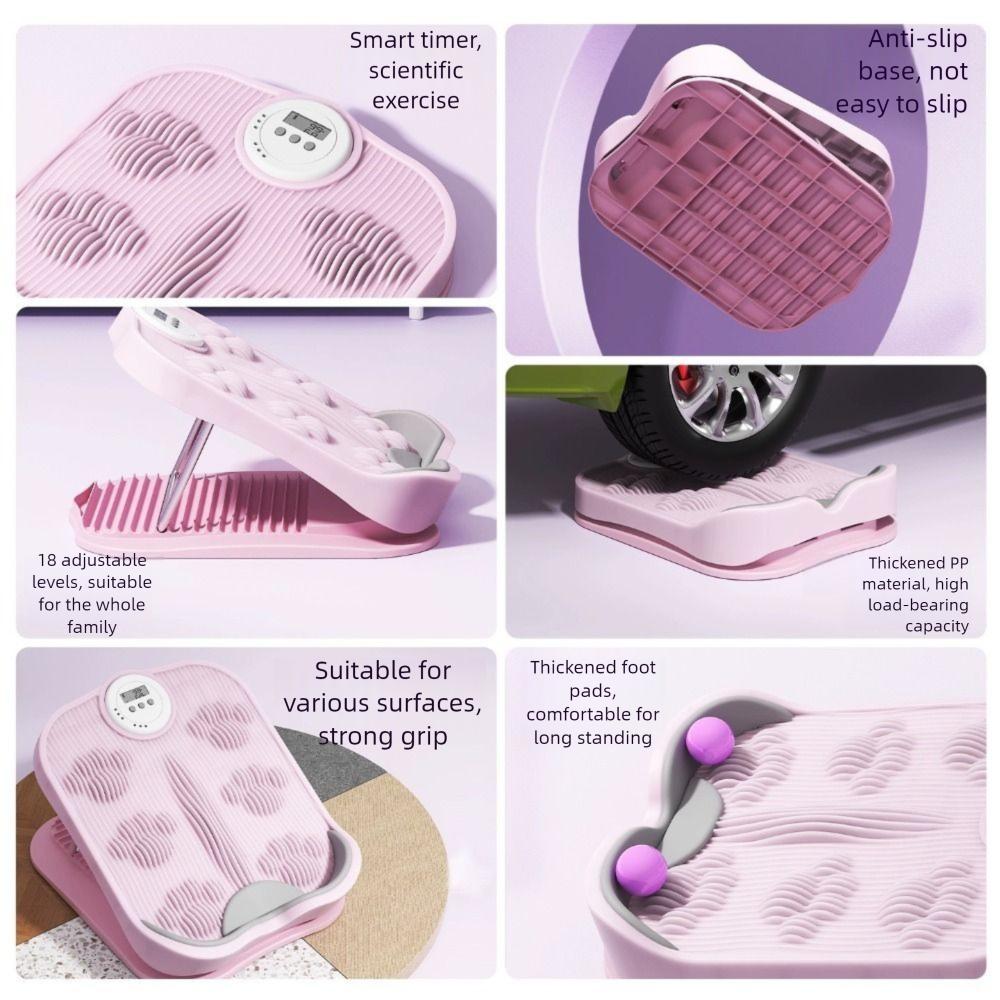 Adjustable Calf Stretching Board Non-slip Exercise Tilt Ramp  Muscle Soreness Relief