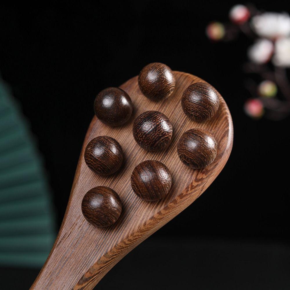 Improved Blood Circulation Gua Sha Massage Tapping Board Wooden Body Massager  Waist