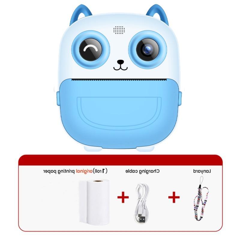 

AI-Powered Instant Print Camera for Kids - Educational Toy with Automatic Photo Generation