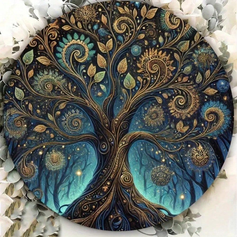 Tree of Life Metal Wall Art, 2D Iron Wall Sign for Home Office Decor, Living Room Bedroom Bathroom Kitchen Wall Decoration