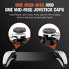 Gaming Joystick Extenders 1 High-Rise 1 Mid-Rise Joystick Caps Non-Slip Protective Cap for PS5 Playstation Portal Remote Player