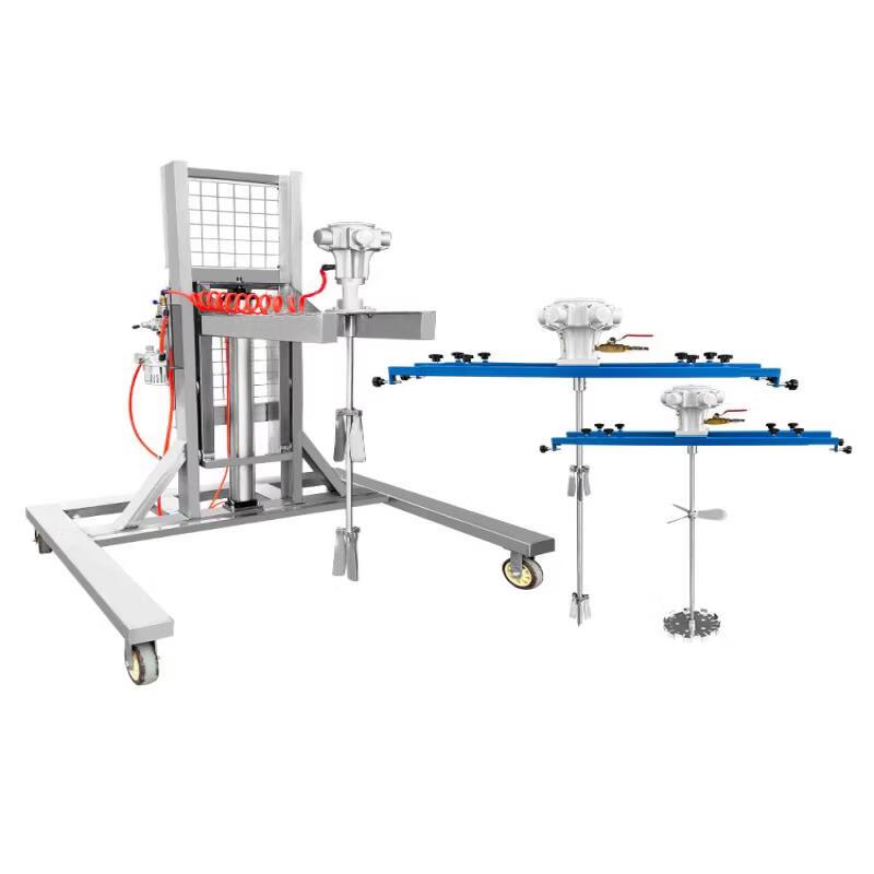 5 Gallon Manual Lift Pneumatic Paint Mixer for IBC/Drums