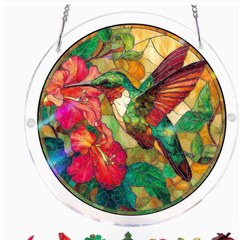 Acrylic Puzzle Sun Catcher Window Hanging Ornament - Home Decor