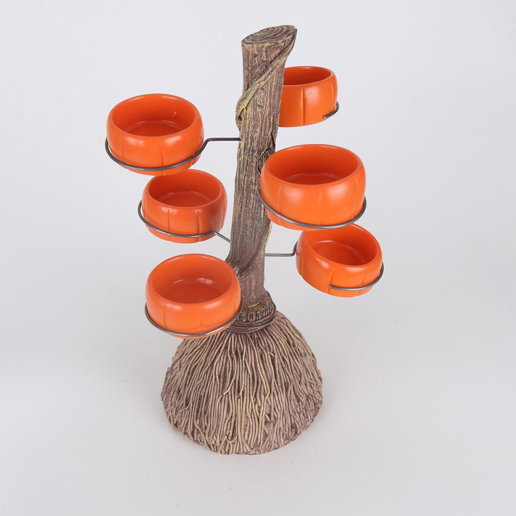 Halloween Snack Bowl Stand Halloween Creative Snack Basket 3/4/6 Bowls