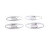 Car Cover Armrest Trim ABS Chrome Handrail Door Bowl Stick Lamp Frame 8PCs For Subaru XV 2012 2013 2014 2015 2016 2017