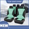 New Full Set Black Car Seat Cushion Covers Automotive Seat Protector Covers Universal Car Seat Covers Interior Accessories