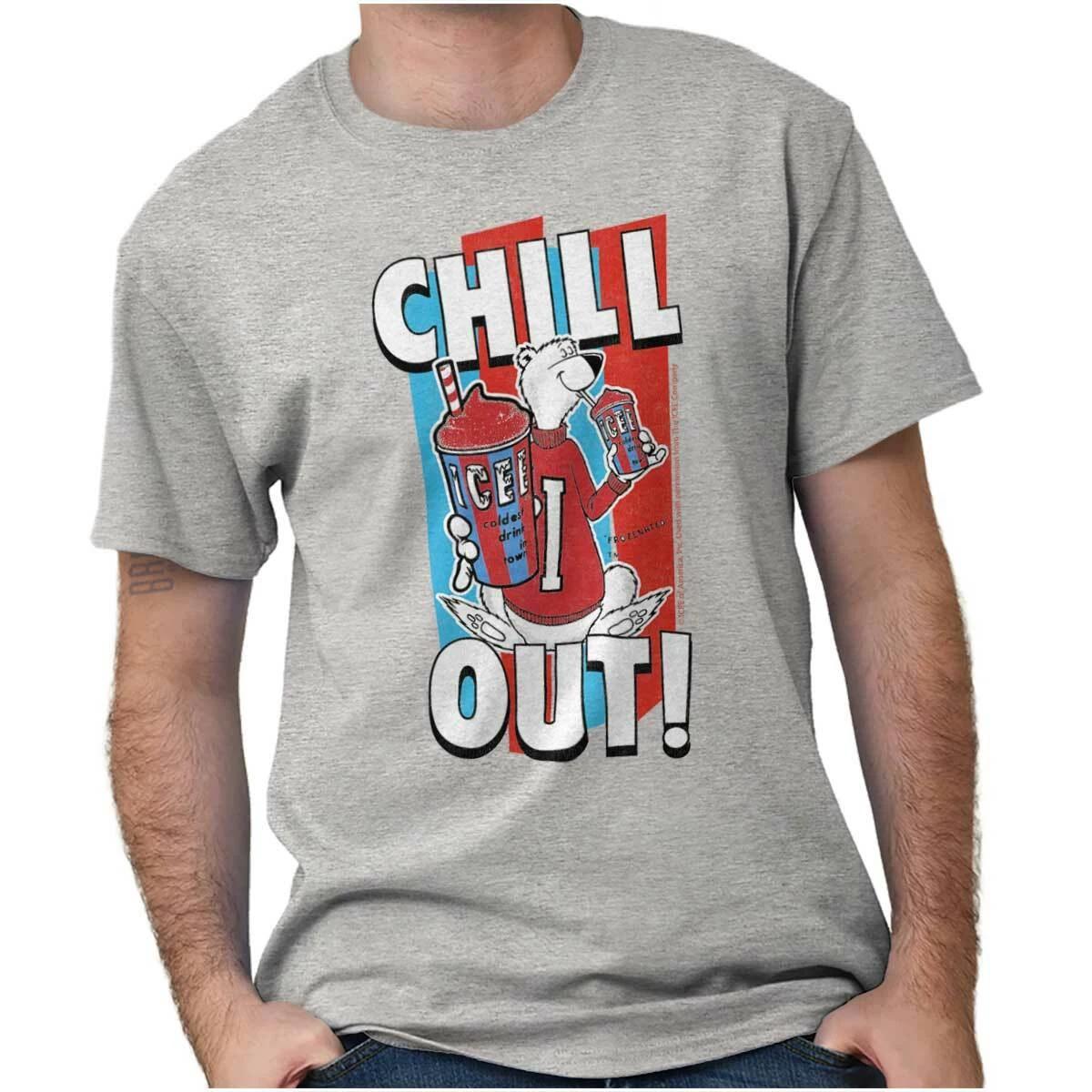 Licensed Icee Bear Chill Out Graphic Novelty Womens or Mens Crewneck T Shirt Tee XXL