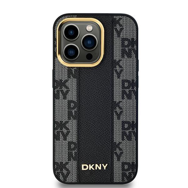 Dkny Dkhmp14Xpcpvslk Iphone 14 Pro Max6.7 Czarny/Black Hardcase Leather Checkered Mono Pattern Magsafe