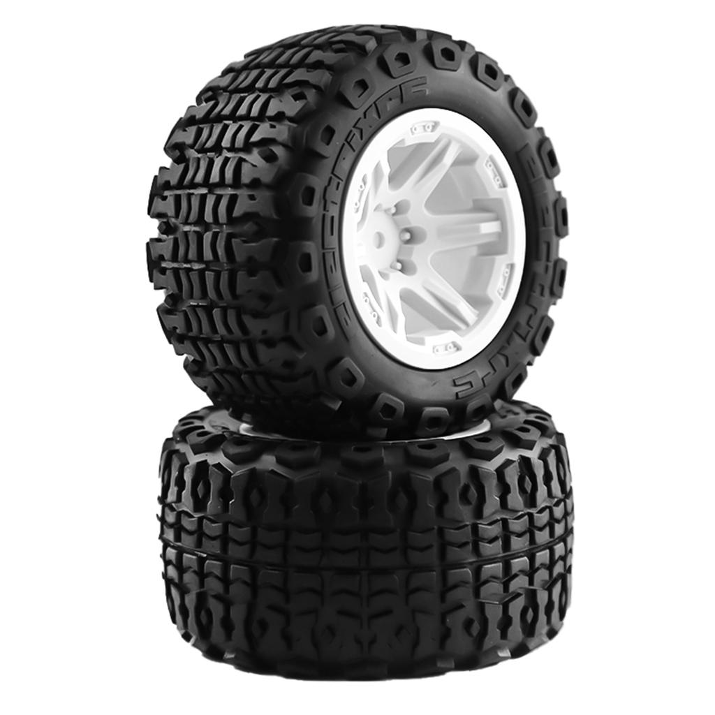 Remote Control Crawler Rubber Car Tire 105*50*6300CMM Tyre 4pcs Replacement for E- Summit 1/16 1/12 1/14 Remote C