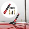Car Radio Antenna,Car Antenna Replacement,Short Carbon Fiber Metal Car Antenna Kit | 8cm Auto