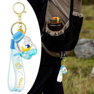 Liquid Quicksand Keychain Acrylic Keyring Holder for Wedding Birthday Traveling