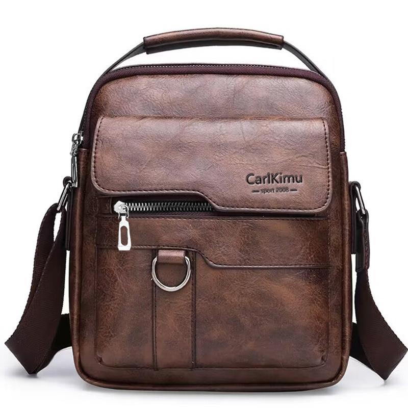 Trendy Business Backpack Trendy New Bag Official Document Handbag Vertical Style Shi Handbag Shoulder Bag Casual Crossbody Bag Male