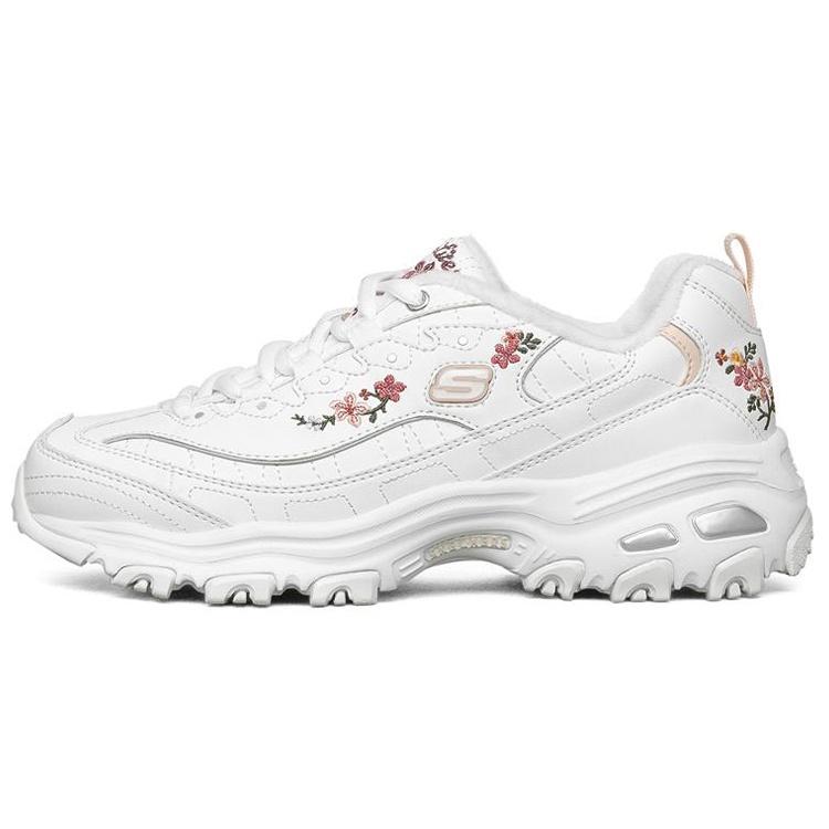 (WMNS) Skechers D lites 1.0 White Floral Women s 66666325-WHT EU 37