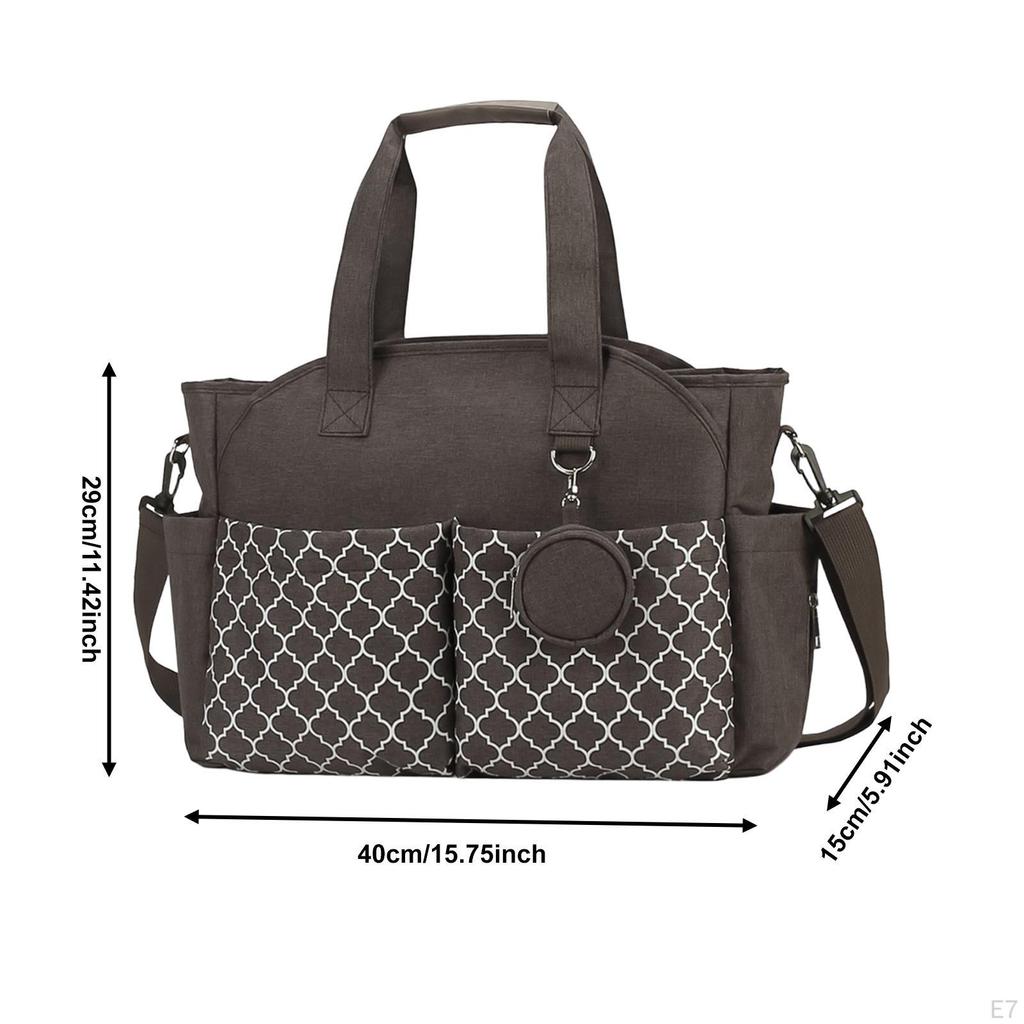 Wickeltasche für Mama, tragbar mit Schultergurt, Aufbewahrungsorganizer, Windel für Outdoor-Aktivitäten