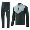 Spring And Autumn Long Zipper Jacket Outdoor Sports Suit Football Suit Training Suit Appearance Suit Long Sleeve Pants Quick Drying