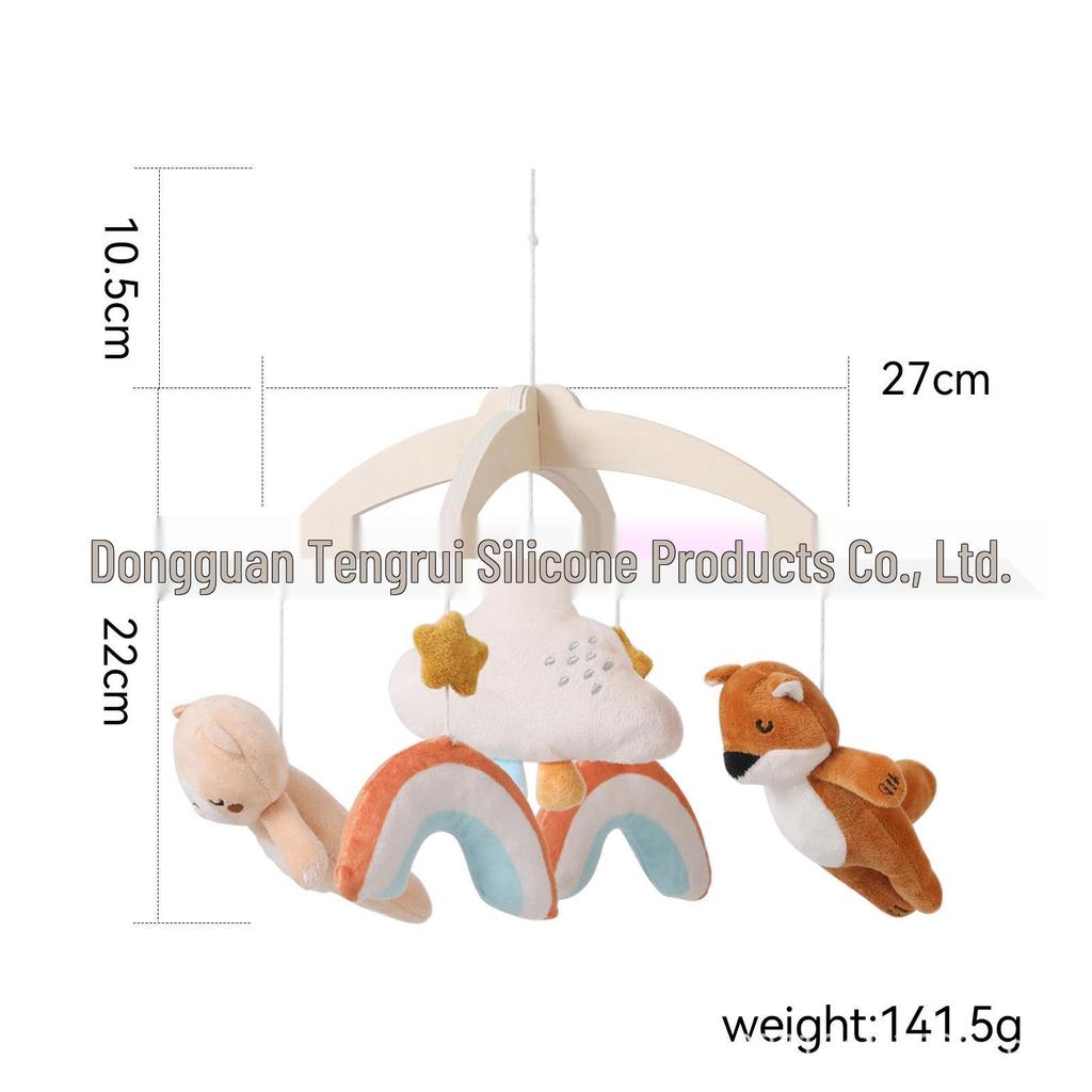 Rotating Crib Mobile: Newborn Baby Sleep Aid & Educational Rattle Toy