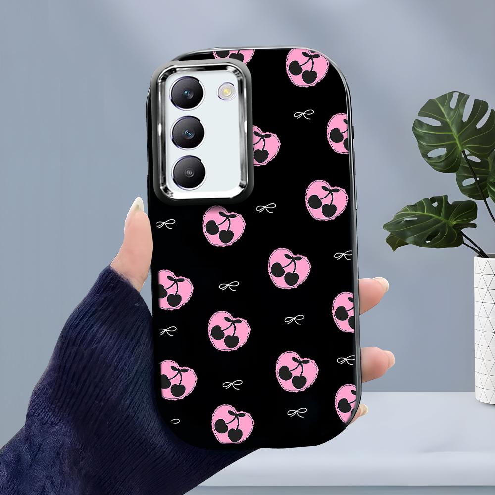 Для OPPO A18 A38 A54 A60 A96 Reno12 F 8T 8Z Vivo V30 V40 Y15s Y22 Y27 Y30 Y36 М'який силіконовий чохол із цукерковим кольором, ударостійкий