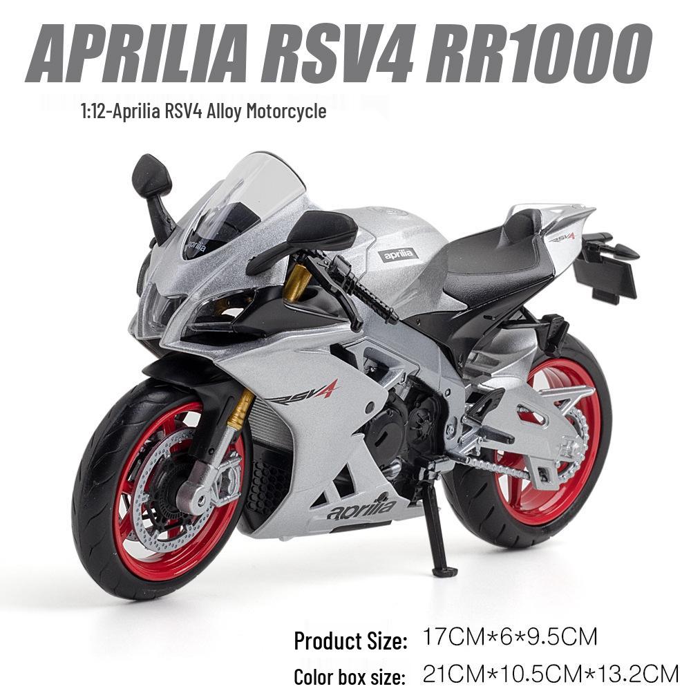 1:12 Scale GSX Alloy Aprilia RSV4 Motorcycle Model Toy