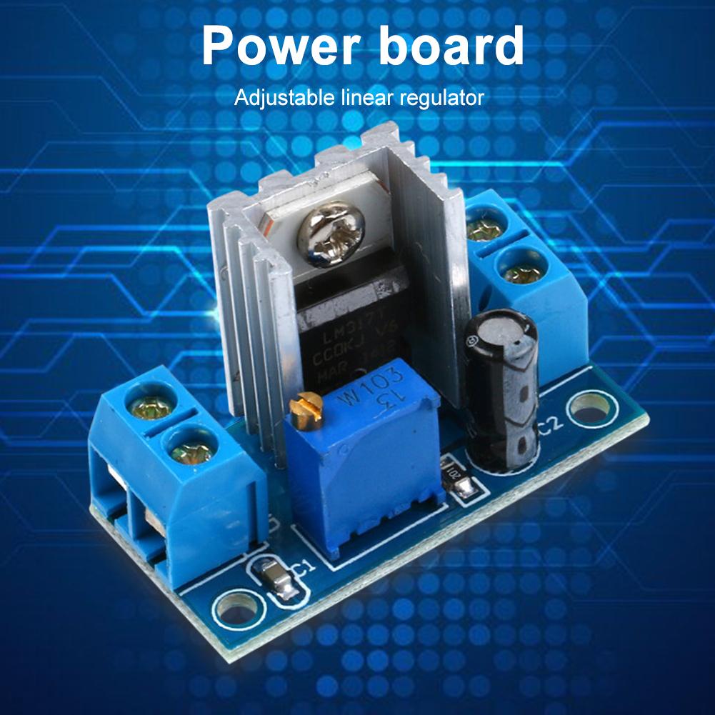 Adjustable Voltage Regulator Power Supply Buck Step Down LM317 DC-DC Converter Input 4.5V-40V Voltage Stabilizer for MP3 MP4 PSP