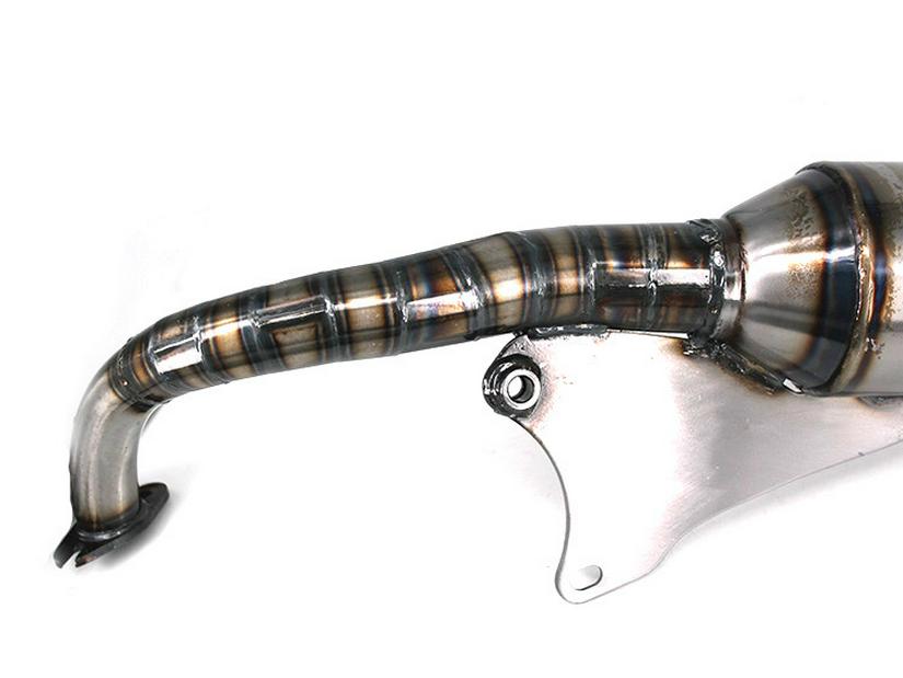 Taiwan V8JOG50JOG90 Street Racing Modified Exhaust Pipe – W004 Straight Row, 11 Sections