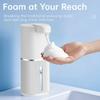 Automatic 4 Gear Automatic Foam Soap Dispenser 380ml Touchless Smart Display Wall Mount USB Rechargeable for Bathroom Kitchen