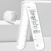 New New 1Pcs Waterproof Erasable With Scale Silicone  Wristband Reusable Writeable To-do List Wrist Strap For Forgetful Elderly