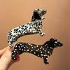 Stylish Acetate Dachshund Hair Clip Elegant Hairpin Fashion Accessory Costume Hairpiece For Women Girls