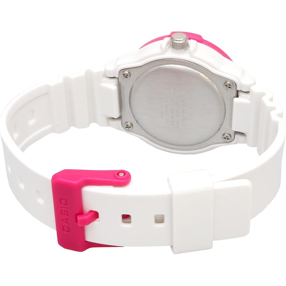 [Casio] CASIO Analog Watch LRW-200H-4BV Women's/Kids' Cheap Casio Gloss White X Pink Overseas Model [Parallel Import]