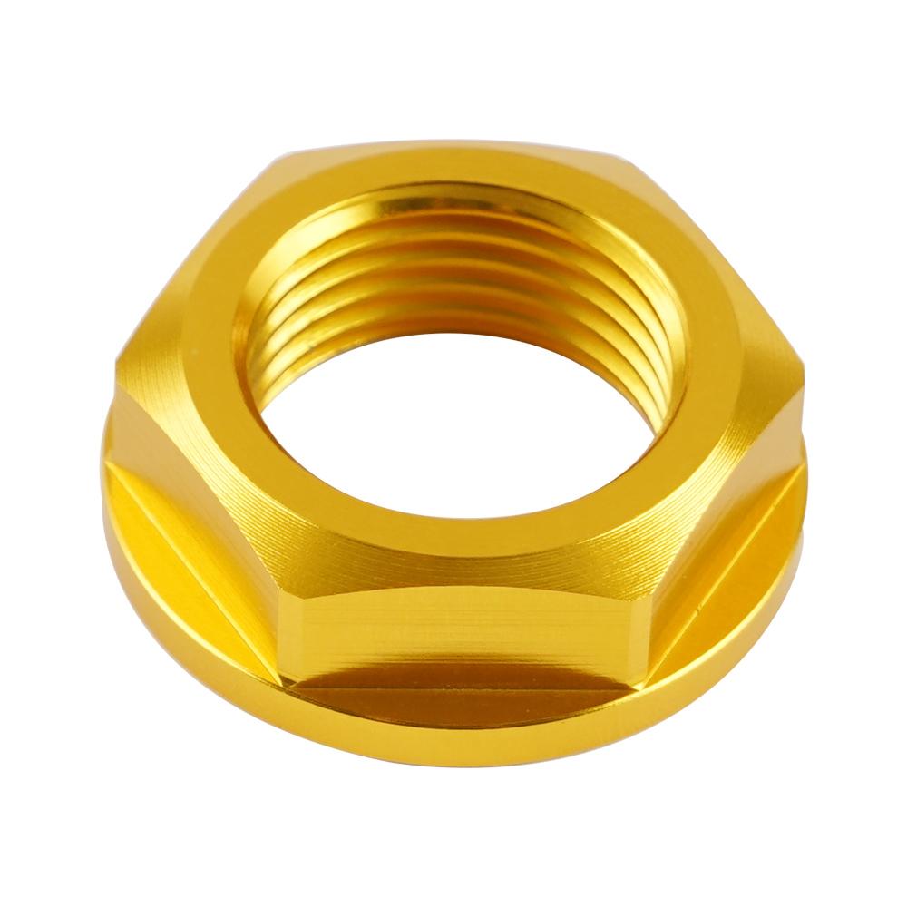 NICECNC For Kawasaki KX125 KX250 2004-2008 KX250F KX450F 2006-2018 KX 250 450 2019-2021 KLX450R M18XP1.5 Front Wheel Axle Nut