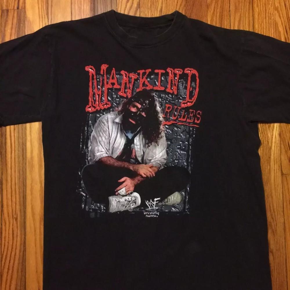 

Mick Foley Wrestling Mankind T Shirt Full Size S-5XL Unisex T-Shirt XL