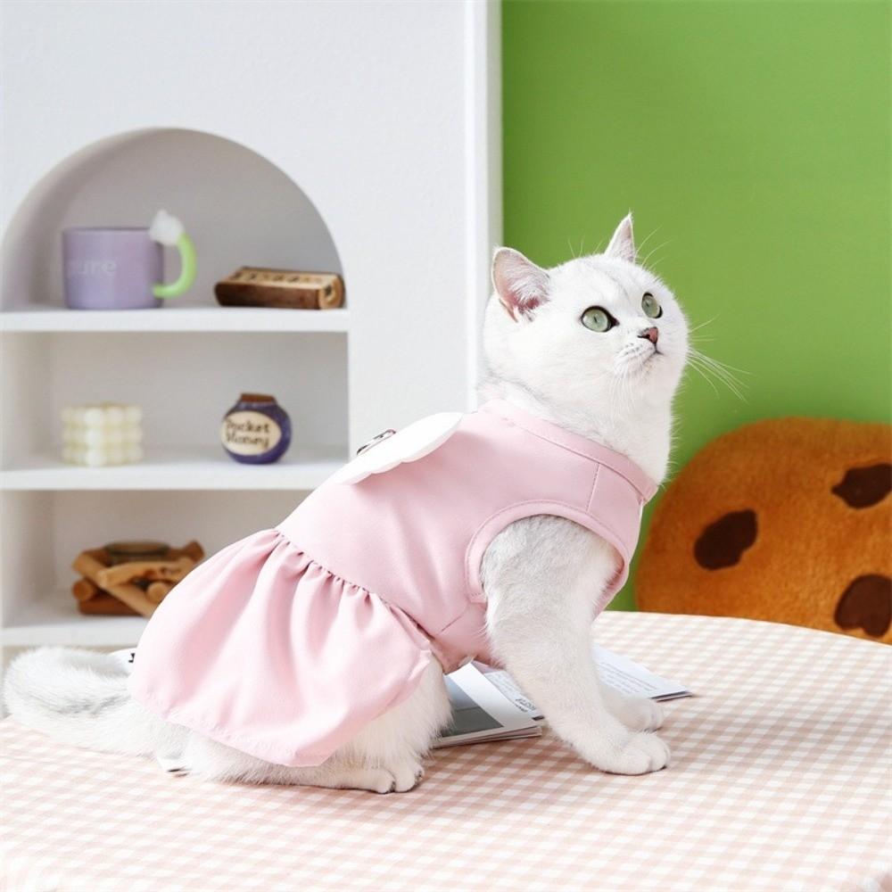 Comfortable Dog Wings Skirt Adorable Puppy Princess Dress Cat Traction Skirt  Pet Supplies