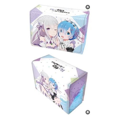 

Synthetic Leather Deck Case W Re:ZERO  Starting Life in Another World  Emilia & Rem Revival
